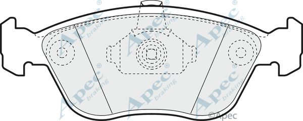 APEC BRAKING Jarrupala, levyjarru PAD1375